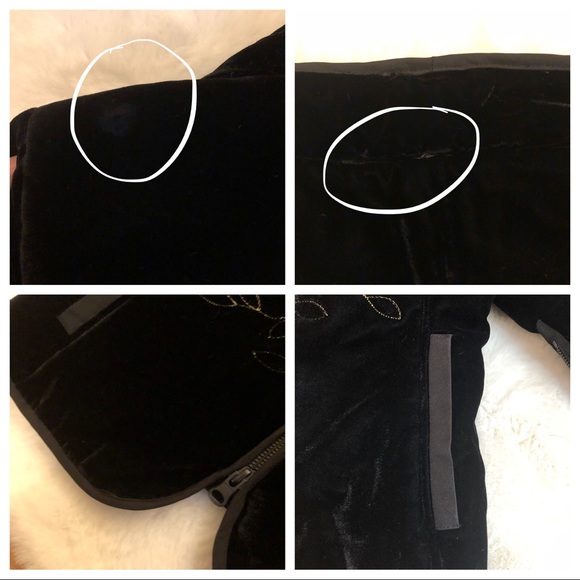 Harve Benard Black Velour Embroidered Jacket - Picture 10 of 11
